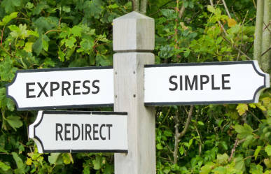 Express Simple Redirect